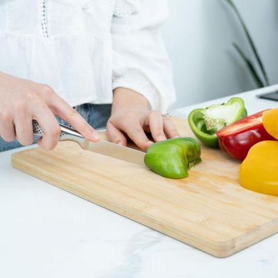 Premium 5-Inch Utility Knife. Comfortable And Pleasing Handle And Professional Stainless Steel With Long-Lasting Sharpness. - Silver