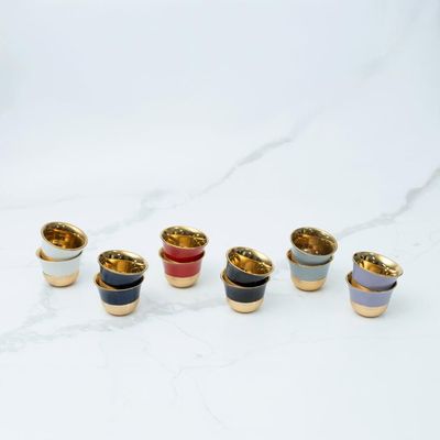 Arabic Cawa 12-Pcs Set - Multi Color