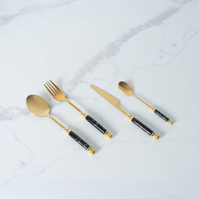 24-Piece Flatware Cutlery Set For 6 People. - Multi Color