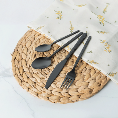 Flatware Cutlery Set - Black