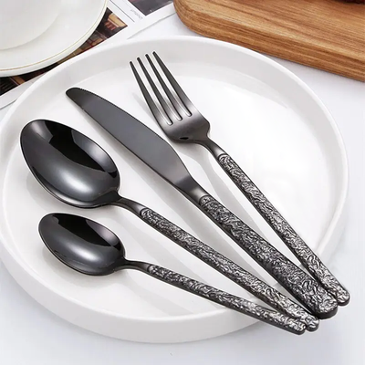 Flatware Cutlery Set - Black