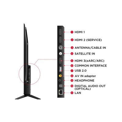 TCL 65-inch P69B 4K UHD TV | AiPQ Processor | Dynamic Color Enhancement | Dolby Audio | T-SCREEN | HDMI 2.1 | HDR 10 | Bezel-less Design | Google TV | Chromecast built-in | Spacious Storage | 65P69B| 2024 Model