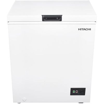 Hitachi 145L Chest Freezer | Single Door | Storage Basket | High Energy Efficiency | Adjustable Temperature | Ideal for Home & Restaurants | HRCS7145MNW | 1 Year Warranty | White 