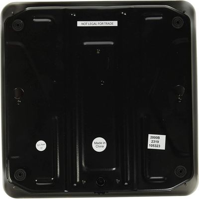 Taylor Analog Scales for Body Weight, Rotating Dial, 300 LB Capacity, Black Textured Mat with Durable Metal Platform, Easy to Clean, 10.0 x 10.0 Inches, Black