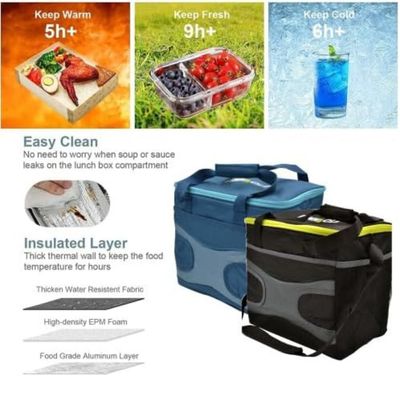 WINSOR Cooler Bag 18.6L/24 CANS - Spacious Soft Cooler Bags for Outdoor Travel Hiking Beach Picnic | Insulated Grocery Bags for Large 24 Cans | Thermal Bag Lunch Box Office