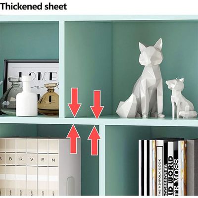 MDF/MDP Book Shelf, Bookcase, Cabinet, Bookrack, Many Shelves, Ideal for Living Room, Bedroom, Office, Book Room, DIY Assembly (A-Pink)

