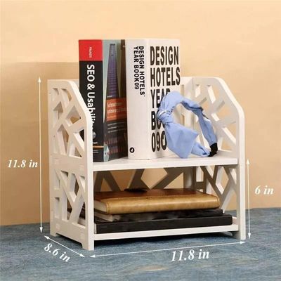 Small Bookshelf for Desktop Storage
