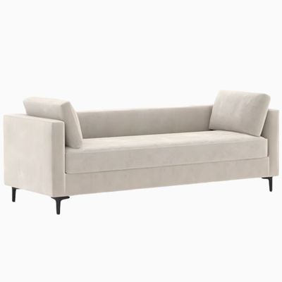 Modern Sleek Style Bedroom bench, beige