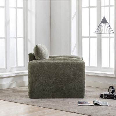 Sleek And Comfortable Couch for Living Room & Bedroom, Green