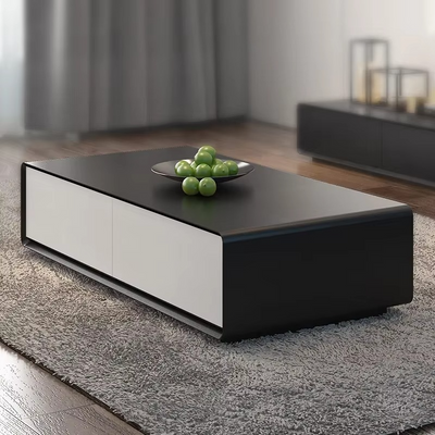 Modern Luxury Nordic Aesthetic Unique Coffee Tables Square Design, Brown