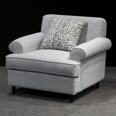 Atlantis One Seater Fabric Sofa L88xW102xH85 - Grey