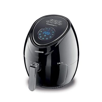 KENWOOD Digital Air Fryer XL 3.8L 1.7KG 1500W with Rapid Hot Air Circulation for Frying, Grilling, Broiling, Roasting, Baking and Toasting HFP30.000BK Black