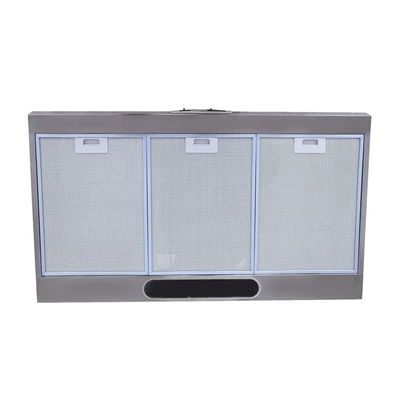 Ariston built in visor 90cm cooker hood, wall mounted, washable filter, 3 speed settings, stainless steel material, mechanical control, self supporting metallic filter, made in italy, inox, sl19.1pix