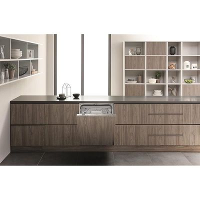 Ariston Built In 60cm Fully Integrated Dishwasher, 14 Place Setting &amp; 7 Programs, 3 Racks, Inverter Motor With Fast Wash and 3D Zone Wash, Silent Dishwasher, Made In Poland, LIC3C26WF