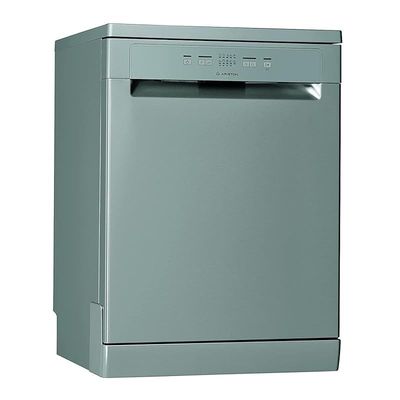 Ariston Dishwasher Freestanding, 13 Place Setting, Inverter Motor, 5 Washing Programs Includes Half Load Express 30' Eco &amp; Static Dry, Silent Dishwasher, Made In Poland, Inox, LFC2B19XUK