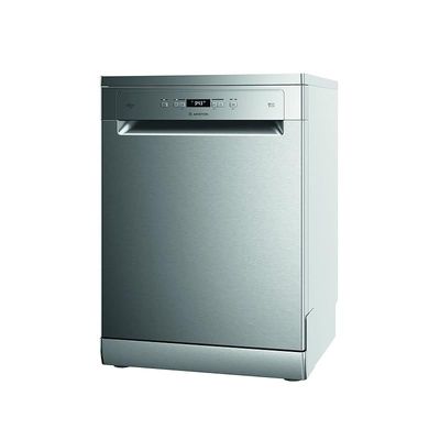 Ariston Dishwasher Freestanding, 14 Place Setting, 9 Programs, Inverter Motor With Turbo Washing &amp; Static Dry Functions, 3D Zone Wash, Third Rack, Silent Dishwasher, Made In Poland, Inox, LFC3C33WFXUK
