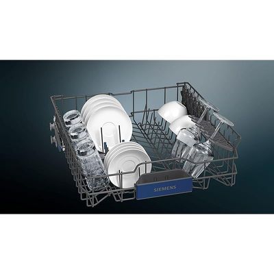 Siemens 60 cm Home Connect Freestanding Dishwasher With 13 Place Settings, German Engineered, Sn25Hi27mm, Silver"Min 1 year manufacturer warranty\