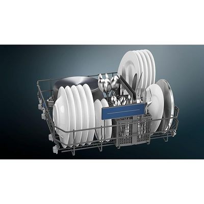 Siemens 60 cm Home Connect Freestanding Dishwasher With 13 Place Settings, German Engineered, Sn25Hi27mm, Silver"Min 1 year manufacturer warranty\