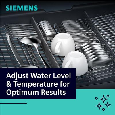 Siemens Dishwasher iQ300 12 Place Settings Dishwashers, 60cm Dishwasher, German Engineering Dishwasher Machine SN25D800GC