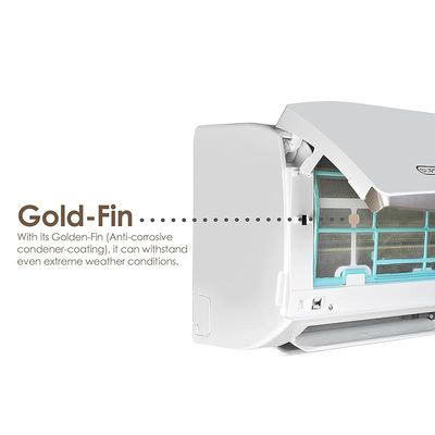 Super General 2.5 Ton Split Air Conditioner, 30000 BTU, Rotary Compressor, Auto Restart, Gold Fin, 4-way swing, SGS-315-GE, White - 134 x 45 x 38 cm, 1 Year Warranty