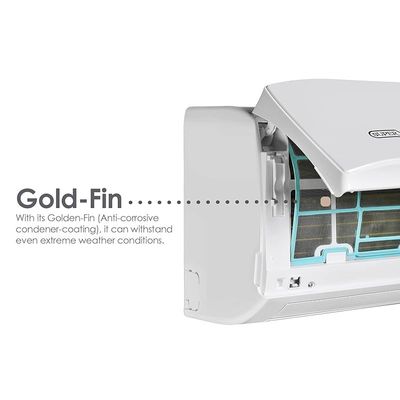 Super General 3 Ton Split Air Conditioner, 36000 BTU, Reciprocating Compressor, Auto Restart, Gold Fin, 4-way swing, SGS-370-HE, White - 134 x 45 x 38 cm, 1 Year Warranty