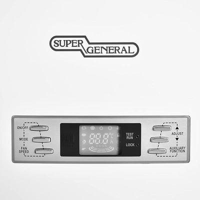 Super General 4 Ton Floor Standing Split Air Conditioner, 48000 BTU, Auto-restart, Sleep-mode, White, SGFS48GE, 61 x 39 x 192.5 cm for Home, Office, Commercial Use