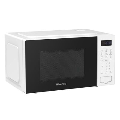 H20MOWS4 MWO,Hisense 20L Microwave Oven, Preset Cooking Menus, 11-levels of Power, 360Â° Turntable, Time &amp; Weight Defrost, LED Display, Optional Ceramic Cavity, H20MOWS4UK