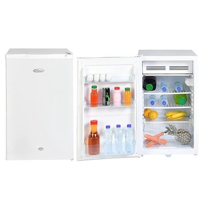Super General 140 Liter Gross Volume Compact Mini-Refrigerator SGR-060-H, White, Beverage-Fridge with Child Lock, Shelf, Freezer-Box, reversible door, 49.5 x 56 x 82.8 cm