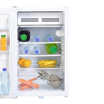 Super General 140 Liter Gross Volume Compact Mini-Refrigerator SGR-060-H, White, Beverage-Fridge with Child Lock, Shelf, Freezer-Box, reversible door, 49.5 x 56 x 82.8 cm