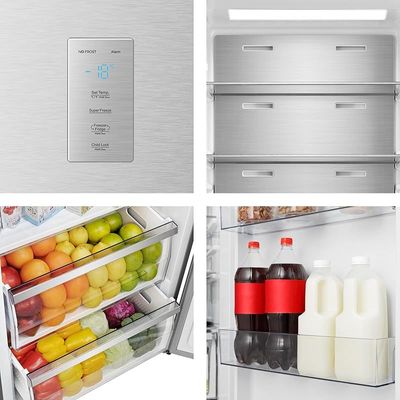 Hisense 2-in-1 Freezer FV5O9N4ASU with Big Capacity Super Freeze