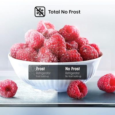 Hisense Freestanding Upright 592L Freezer, Super Freeze, Total No Frost, Touch Electronic Control, 83x79.2x193.7 cm (LxWxH), Silver Model FV769N4ASUD, 1 Year Full &amp; 5 Years Compressor Warranty