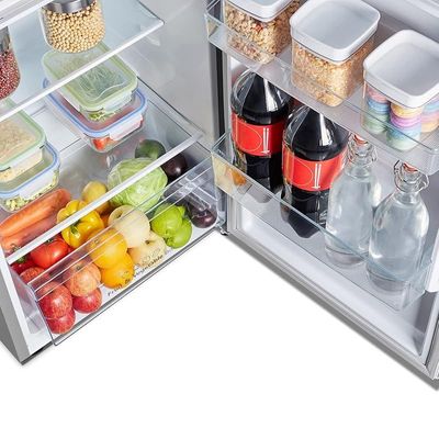 Hisense Refrigerator 264 Liter Top Mount Double Door Silver Model Rt264N4Dgn"Min 1 year manufacturer warranty"