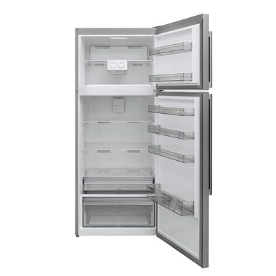 Sharp 685 Liters Top Mount Refrigerator, Inox Silver - SJ-SR685-HS3
