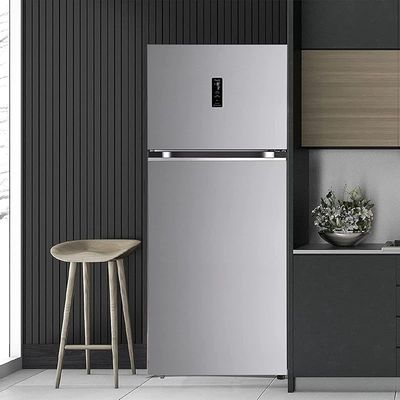 Sharp Two Door (620L Gross/479L Net) Top Mount A++ Energy Class Inverter Com6pressor Refrigerator with Digital LED Display |Fresh Case, SJ-HM620-HS3, Inox Silver