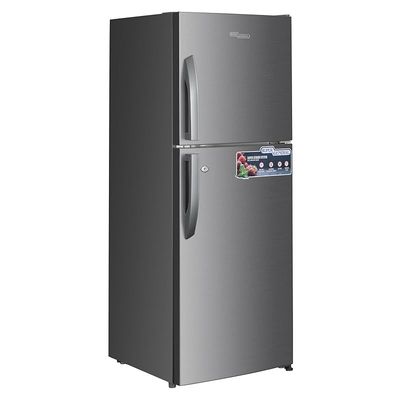Super General 260 Liters Gross Top Mount Refrigerator-Freezer, Temperature Control, Silver, SGR260N, 54.5 W cm x 55.5 D cm x 142.6 H cm, 1 Year Warranty