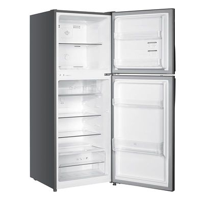Super General 260 Liters Gross Top Mount Refrigerator-Freezer, Temperature Control, Silver, SGR260N, 54.5 W cm x 55.5 D cm x 142.6 H cm, 1 Year Warranty