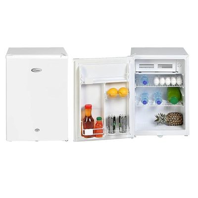 Super General 90 Liter Gross Volume Compact Mini-Refrigerator SGR-045-H, White, Beverage-Fridge with Child Lock, Shelf, Freezer-Box, reversible door, 47.5 x 44.5 x 69.5 cm