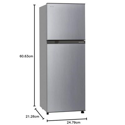 Toshiba 231 Liters, Top Mount Silver Refrigerator Gra33Us(Sk) 1 Year Full Warranty &amp; 10 Years Compressor Warranty
