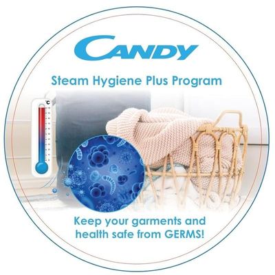Candy Washer Dryer 10/6 dry 1400rpm SmartPro Inverter Steam Function Class A 6 Digit Display Model CSOW41066TWMBR19