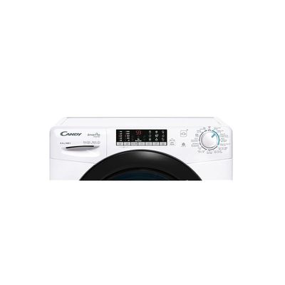 Candy Washer Dryer 8kg wash + 5kg dry 1400rpm Anthracite - Black Smoky Door - SmartPro Inverter - Steam Function - Mix Power System Class A 6 Digit Display Inverter Motor Model CSOWD4856TWMB-19