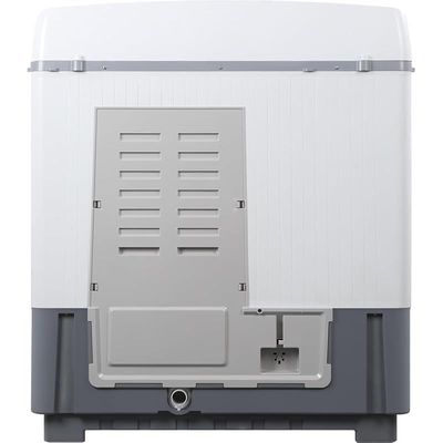 Haier 18kg Top Load Twin Tub Washing Machine Free Standing Air Dry Rat Guard Baseplate Magic Filter Color Blue White Model HWM215-1128S-N