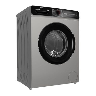 Hoover 7Kg Front Load Washing Machine, Fully Automatic, 1000 RPM, 15 Programs,Foam Protection, Child Safety Lock, Eco-Logic System, Silver, Made in Turkey, 1 Year Warranty, HWM-V710-S