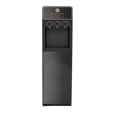Hoover Bottom Loading Water Dispenser With Cabinet , 3 Water Spouts for Hot, Cold, Child Safety Lock, Knob Control, Stretched Stainless Cold Tank, 1 Year Warranty ,Black - HWD-SBL-02B