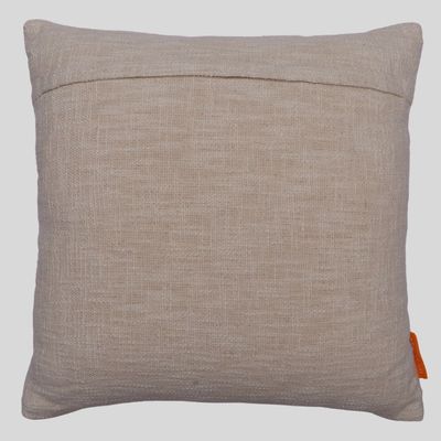 Dessert Oasis Palms Cushion Cover Hand Embroidered 50 x 50 cm - Cream