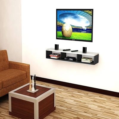 Wall Mounted TV Unit and Cabinet Measuring 90x24x18 cm