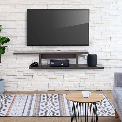 Floating TV Cabinet Stand Wall Mounted Media Console Shelf