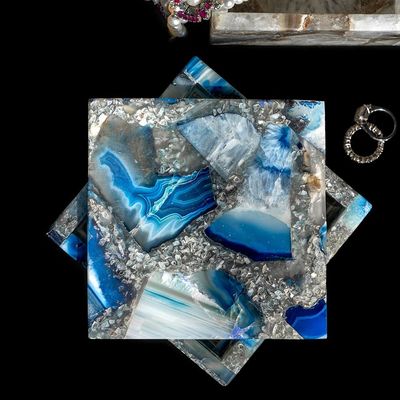 Tresor Agate Box Blue