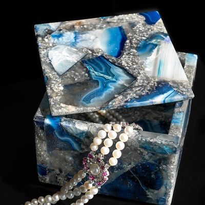 Tresor Agate Box Blue