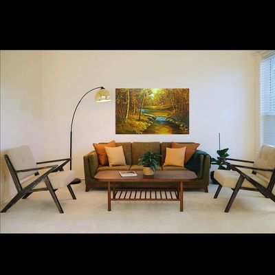 Handmade Wall Art L89 x W145 - Multicolour Handmade Wall Art L89 x W145 - Multicolour
