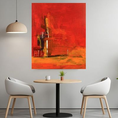 Handmade Wall Art L96 x W78 - Multicolour